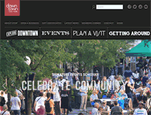 Tablet Screenshot of downtownoakpark.net